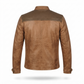 Men’s Vintage Distressed Brown Motorcycle Jacket – Timeless Leather Style